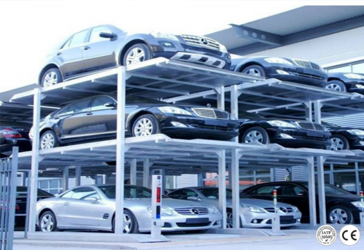 THREE LEVEL PIT PARKING LIFT