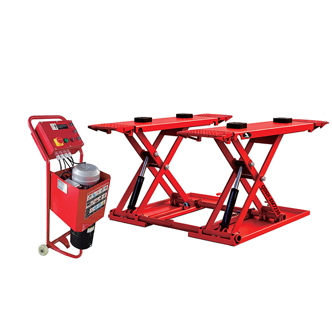 Elevador de Tijera de Altura Media Pequeño Modelo 7230