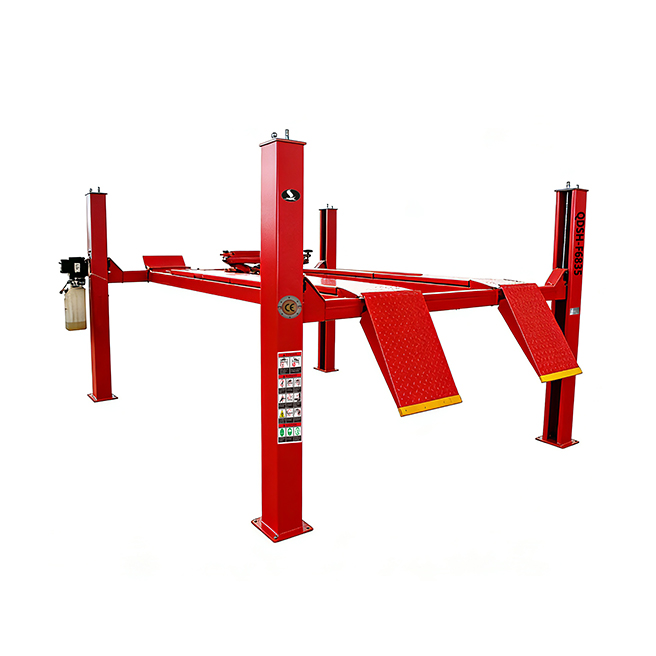 Elevador de cuatro columnas neumático de 4 toneladas modelo 6835
