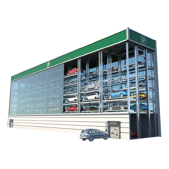 Sistema de Estacionamiento de Desplazamiento Horizontal Plano